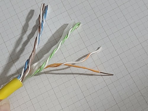 Belden 2413 23/4P verbessertes CAT6+ UTP DataTwist Netzwerkkabel Plenum gelb/100 Fuß - Bild 8 von 8