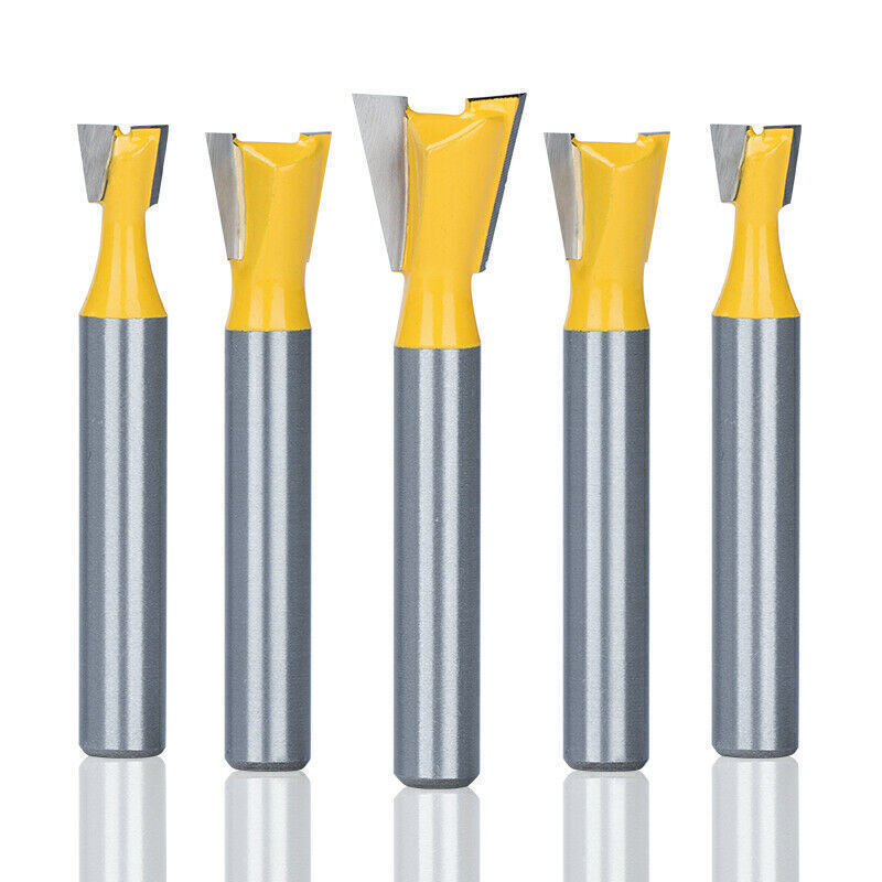 BRV2690 Holzbearbeitungs-Bits 60/90° – 2 Stück, NACO-beschichtet, 1/4" Schaft Für CNC & Handfräse