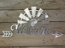 Windmill Welcome Sign