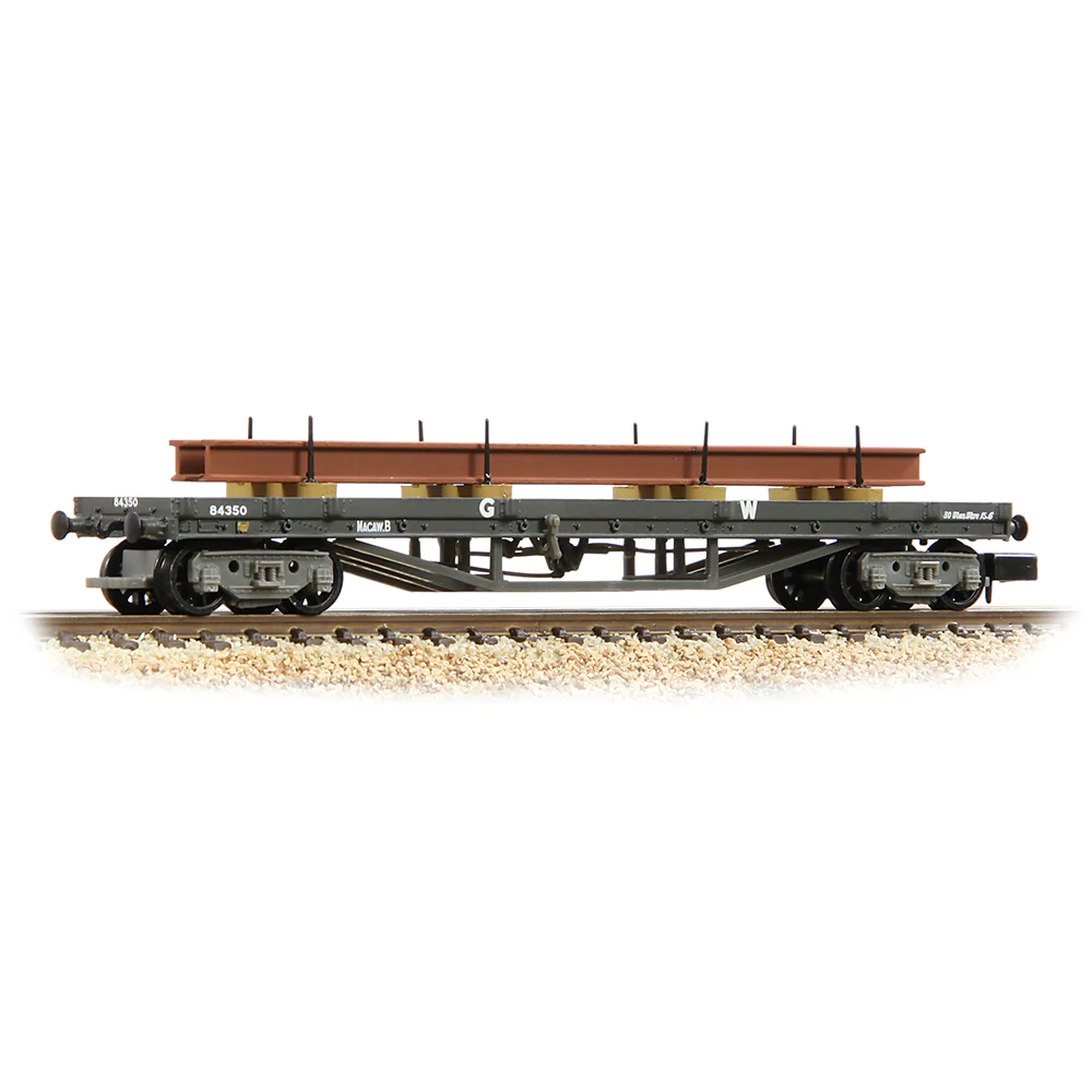 Graham Farish 373-927C N Gauge 30T 'Macaw B' Bogie Bolster GWR Grey [WL]