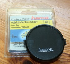 Hama Lens Cap 62 mm for clips - NEW - 00 094262