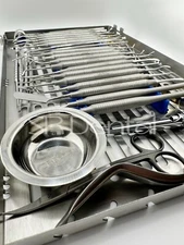Ultimate Implant Surgical Kit. Specialist-Designed 26 Instruments & Cassette USA