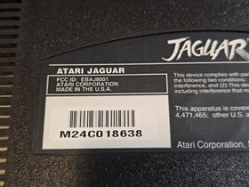 Atari Jaguar Console Controller Game Cybermorph & Cables Model M24C018638 TESTED