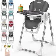 KIDUKU® Hochstuhl Baby 3in1 Kinderstuhl Kinderhochstuhl mit Liegefunktion Tisch