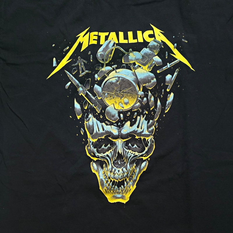 Metallica M72 World Tour 2023-2024 Black T-Shirt 2XL Rock & Pop Music
