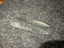 Rinforzi per collari in acciaio senza macchie (una coppia) - 65mm x 10mm