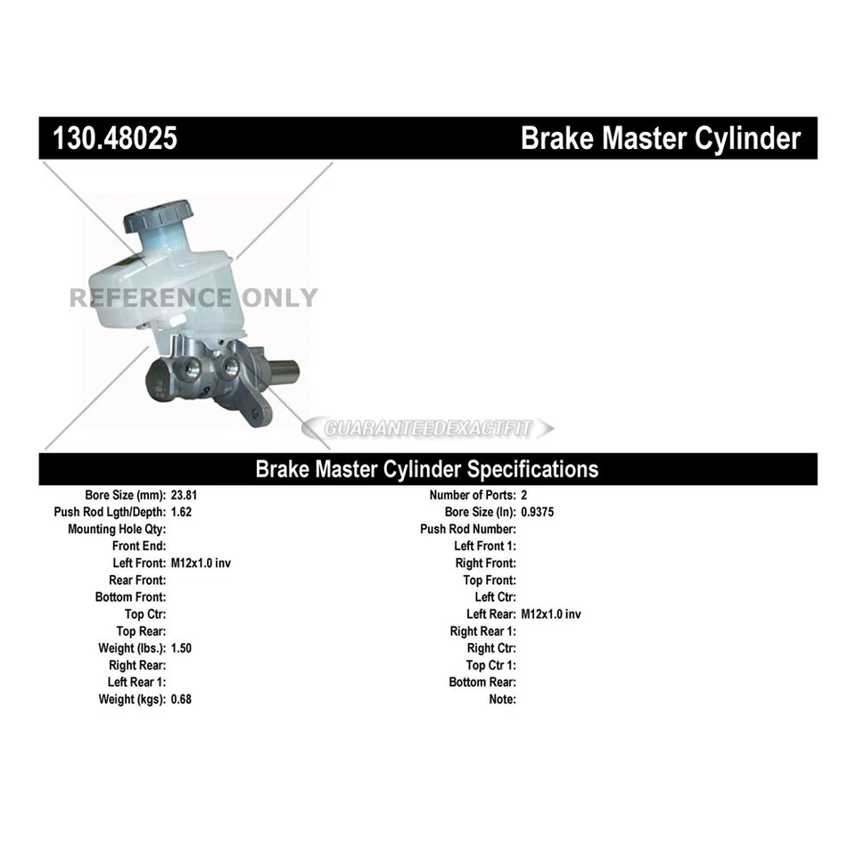 Cilindro maestro de freno centrado TCP para Suzuki Grand Vitara 2006-2013 Foto 3 de 3