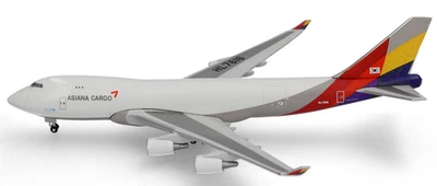HERPA - Avion de ligne commercial - BOEING 747-400F Asiana Cargo - 1/500 - HE... - Photo 1/4