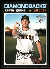 2020 Topps Heritage #656 Kevin Ginkel RC Arizona Diamondbacks 57932