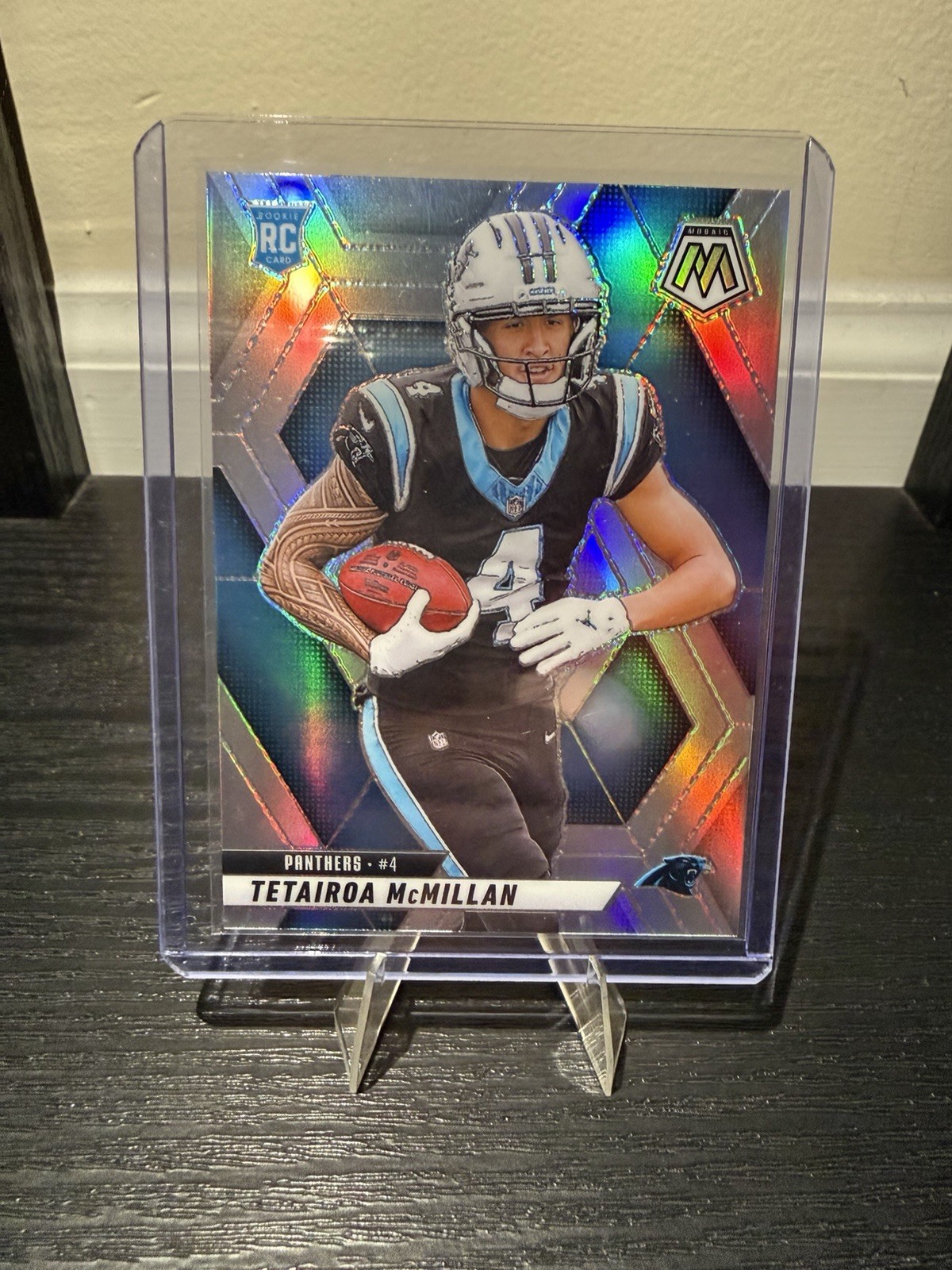 2025 Panini Mosaic Football - Tetairoa McMillan Silver Prizm RC #309 - Panthers
