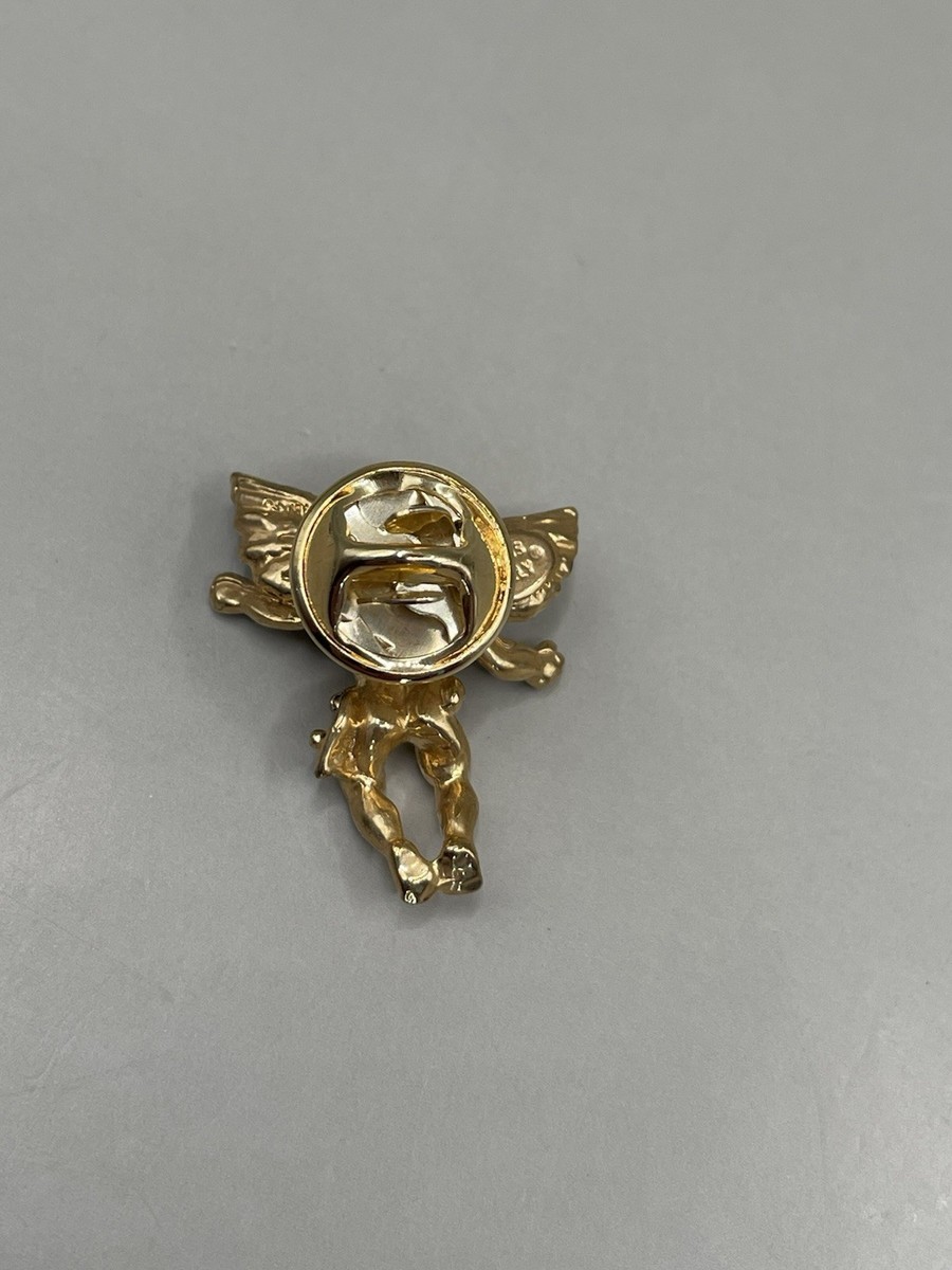 Vintage Kirks Folly Signed Cherub Angel GoldTone 0.9” Lapel Pin | eBay