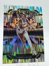 Panini 2024 Select WNBA Concourse Diamond Miller Minnesota Lynx #25 Silver Flash