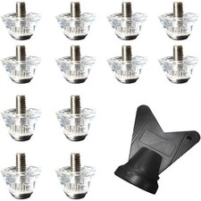 12pcs Soccer Shoe Replacement Cleat Kit with M5 Screws 13mm 15mm 16mm 18mm