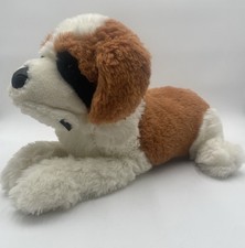 Russ Berrie Saint Bernard Puppy Dog 17  Plush Animal 468 Made In Korea