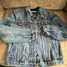 Gap Mens Jean Jacket Size XS 40 Chest Blue Bu...