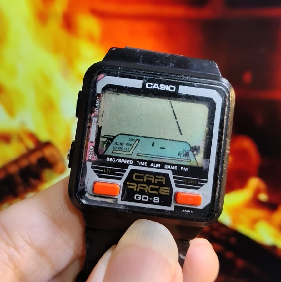 CASIO GAME GD-9 CAR RACE WATCH JAPAN 1984 Rare Item | eBay