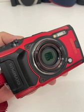 OM SYSTEM Olympus TG-6 12.0MP Red Underwater Digital Camera 8x Optical Zoom