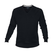 Maglione Uomo NAVIGARE Lana Scollo V Made Italy Taglie Forti Art.NJ1004