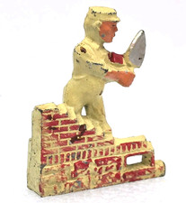 VTG Barclay Manoil Bricklayer Occupational Cast Lead Figure 3"