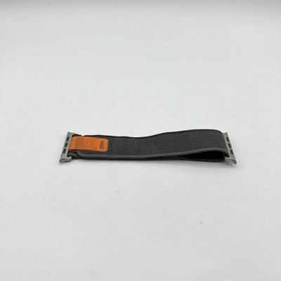 Apple Watch Trail Loop Band Gray Orange Tab M/L - Used
