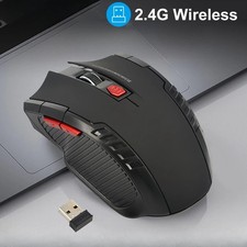2.4G Wireless Mouse 6 Buttons Gamer Office Comfort Mouse USB Receiver Portable