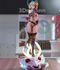 Cha Hae-In Solo Leveling Naked Unpainted 3D Printing Resin Kits Figurine Model
