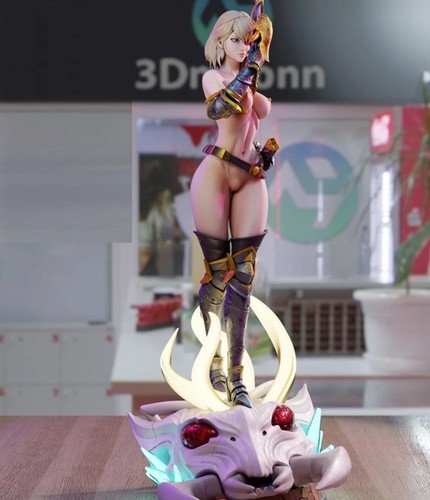 Cha Hae-In Solo Leveling Naked Unpainted 3D Printing Resin Kits