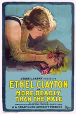 π Ethel Clayton 'More Deadly Than the Male' (1919) Vintage Movie Poster -