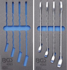 Inserto per carrello da officina: chiave ad anello a bocca, 24-32 mm, 4...