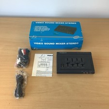 Vintage Video Sound Mixer Stereo- IQ Video VHS Video Sound Editing