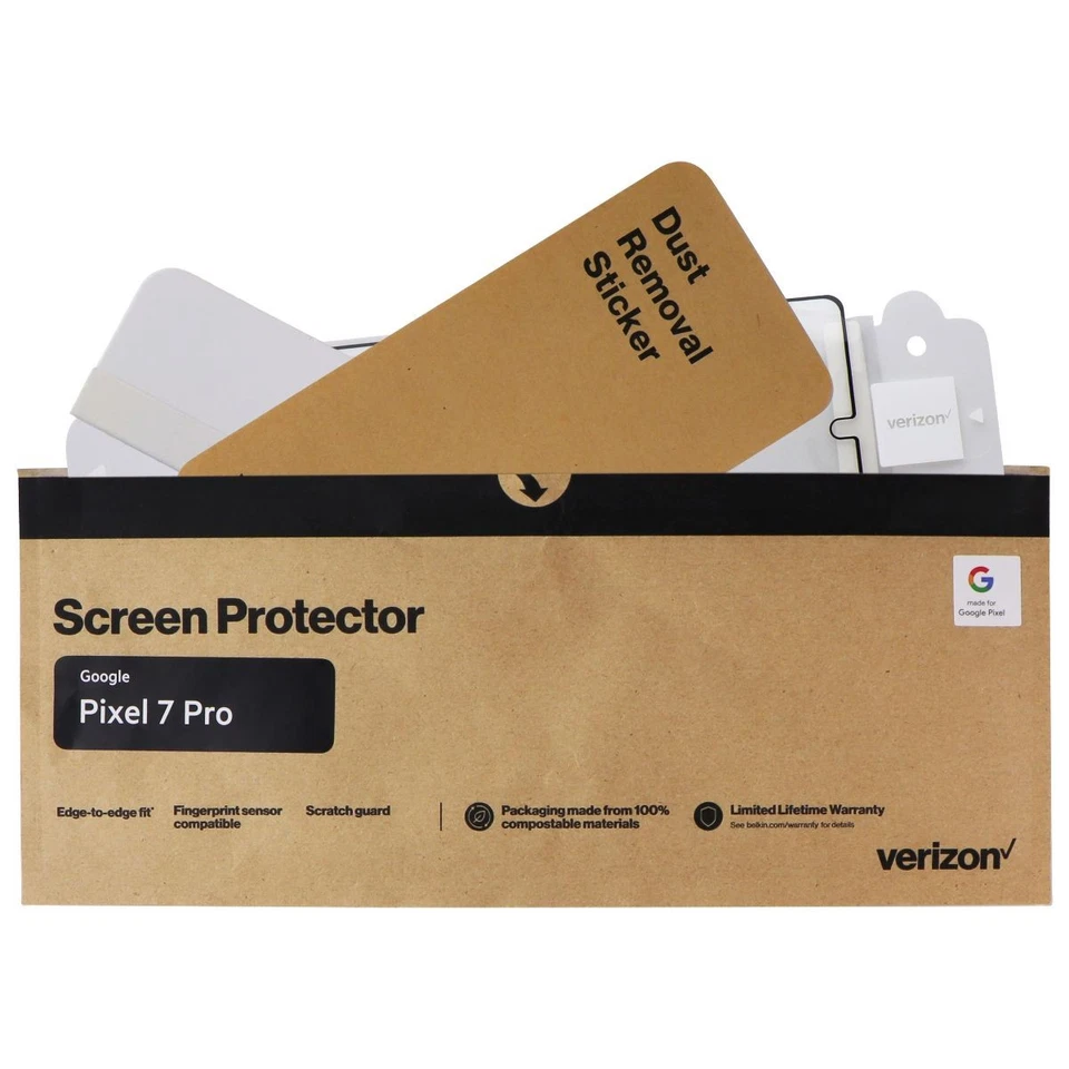 Verizon/Belkin ScreenForce Pro Screen Protector (5-Pack) for Google Pixel 7 Pro - Image 2 of 4