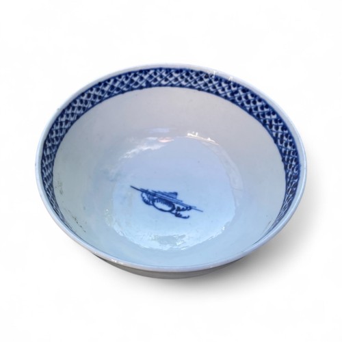Vauxhall porcelain bowl, Chinoiserie, c. 1760. - Picture 6 of 9