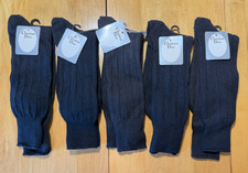 5 Vintage NWT Christian Dior Trouser Socks Made in USA sock size 10-13