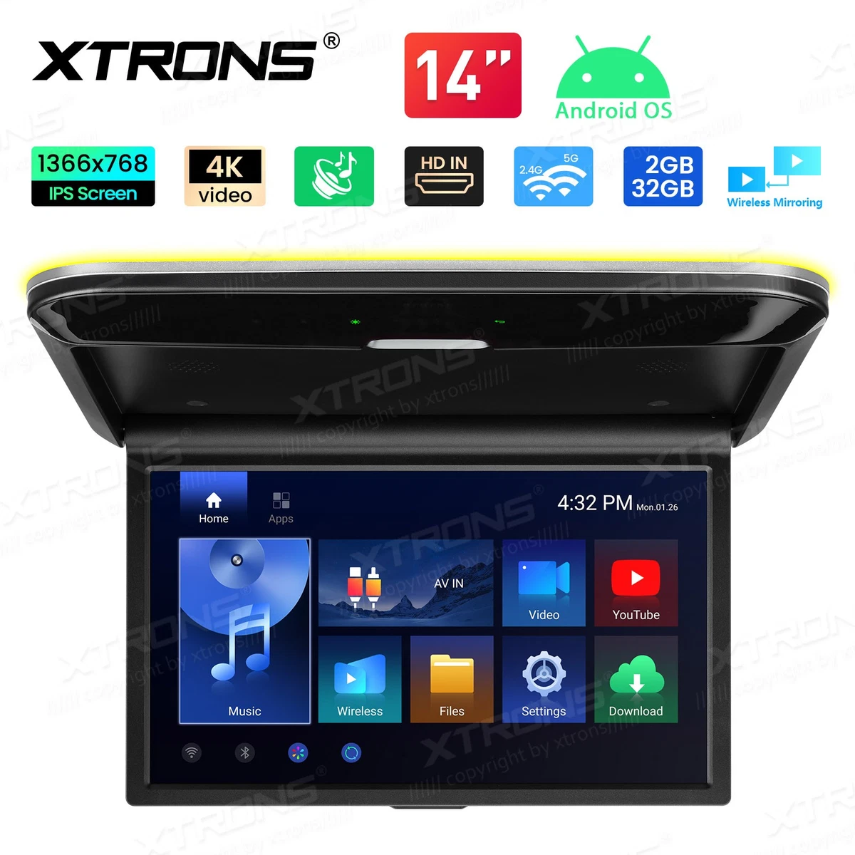 Flip Down Dvd Player for sale | eBay
