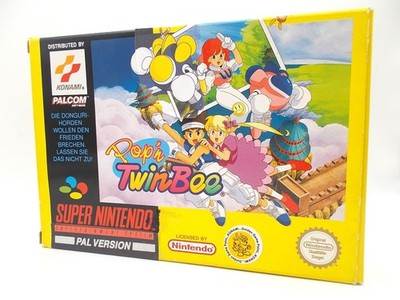 Pop'n TwinBee - SNES Super Nintendo - in OVP Box