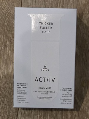 ACTiiv Hair Science Recover Shampoo & Conditioning System For Men 3 fl.oz