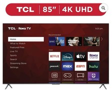 TCL 85-Inch Q6 QLED 4K Smart TV with Google TV, Streaming UHD, Dolby Vision, Dol