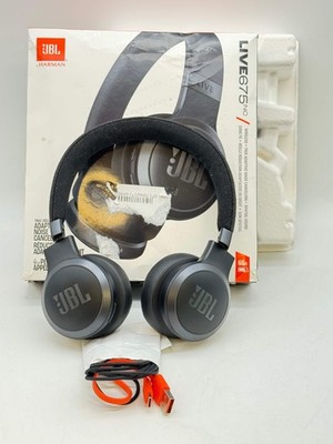 JBL Live 675NC Wireless On-Ear Headphones True Adaptive Noise Cancelling Bluetoo