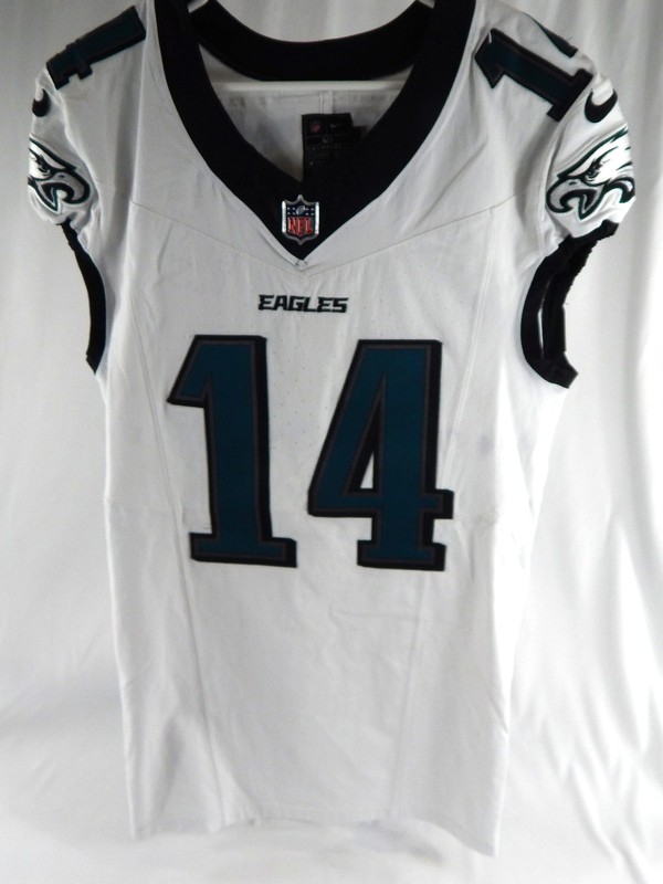 2024 Philadelphia Eagles Dorian Thompson-Robinson #14 Game Used White Jersey 40