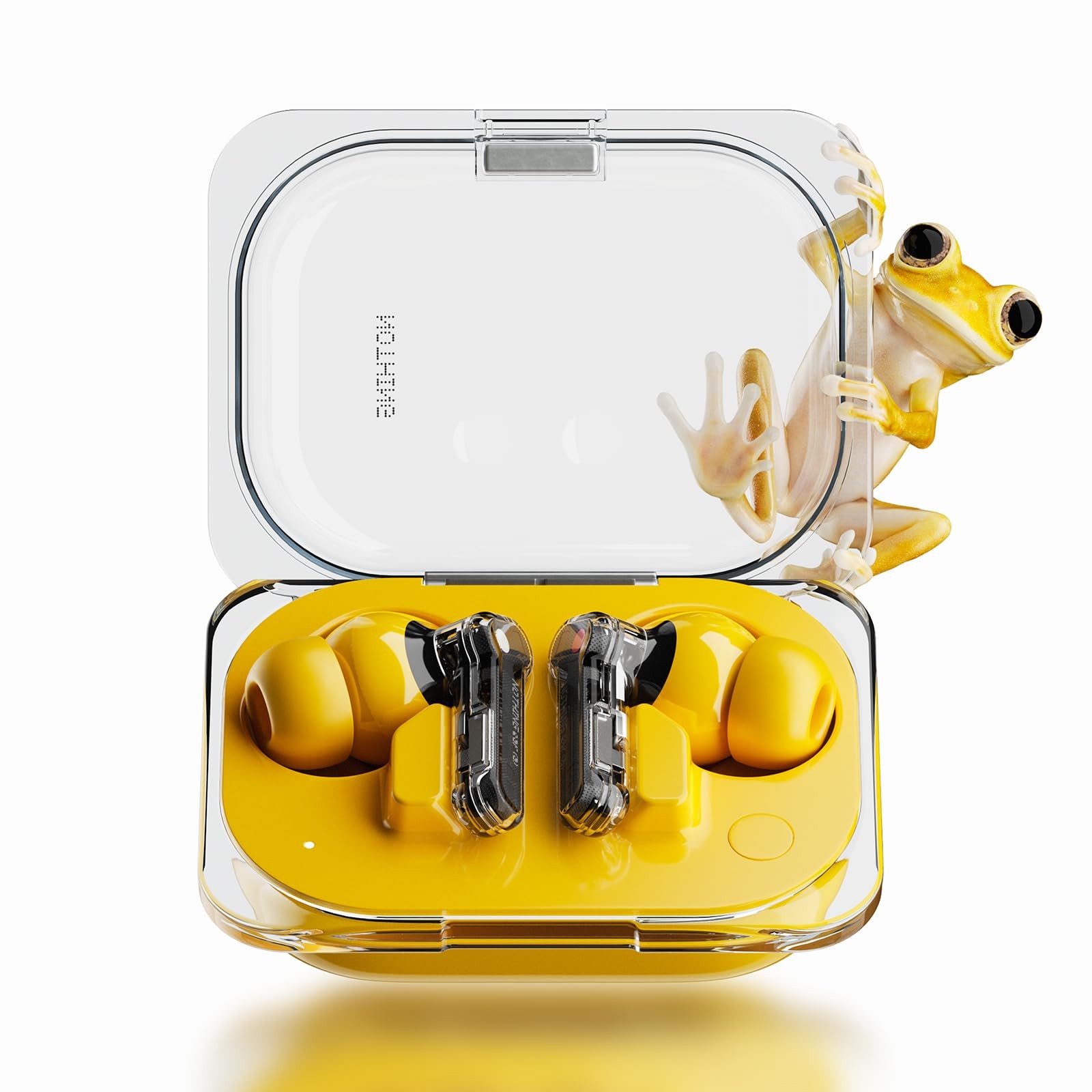Nothing Ear (a) Wireless Earbuds, 45dB Hybrid Noise Cancelling Normal, Yellow