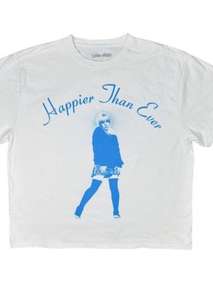 Billie Eilish Happier Than Ever World Tour Official Merch Tee size Large