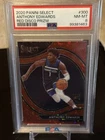 2020-21 Panini Select Anthony Edwards RC Red Disco Prizm Courtside #/49 - PSA 8