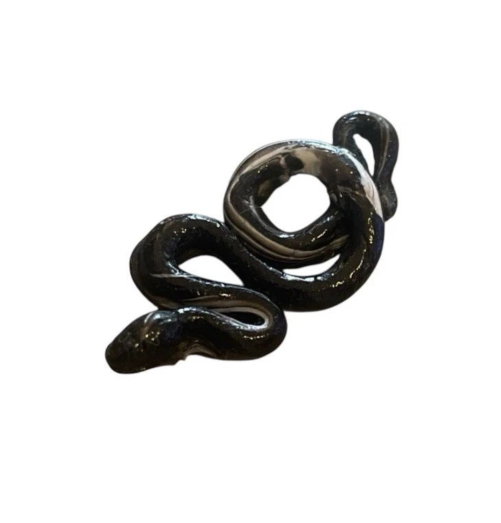 Casa de Muñecas Miniatura Pied Ball Pitón Serpiente Lote de 2 Hechos Artesanalmente Foto 3 de 3