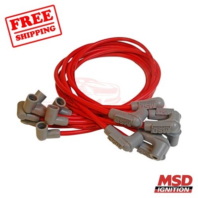 MSD Spark Plug Wire Set compatible with GMC G35/G3500 Van 71-1974