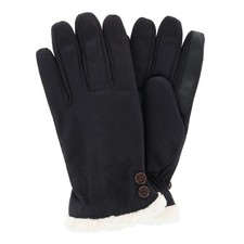 Isotoner Women's Microfiber Winter Glove with Button Detail