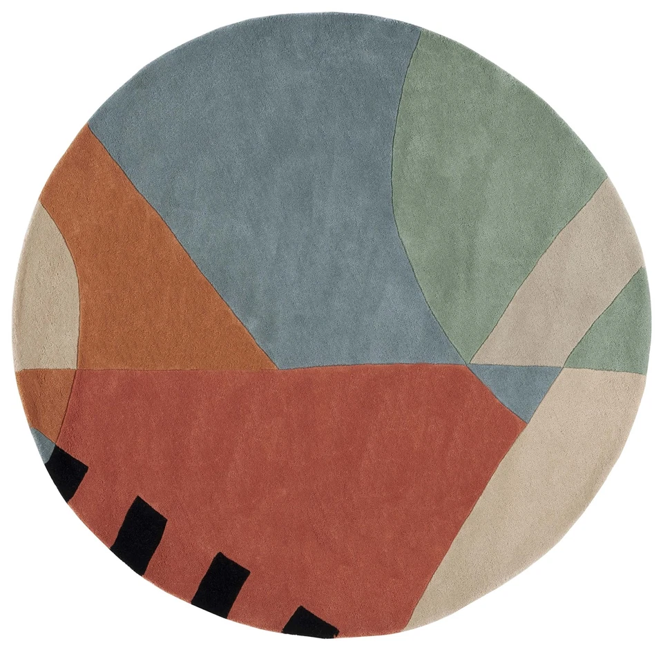 Коллекция Rodeo Drive 4 фута круглое золото RD863A ручная работа середина века современный абстрактный... - Изображение 2 из 3