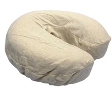 Deluxe Flannel Massage Face Rest Cover Cozies, Includes 4pcs (Natural)