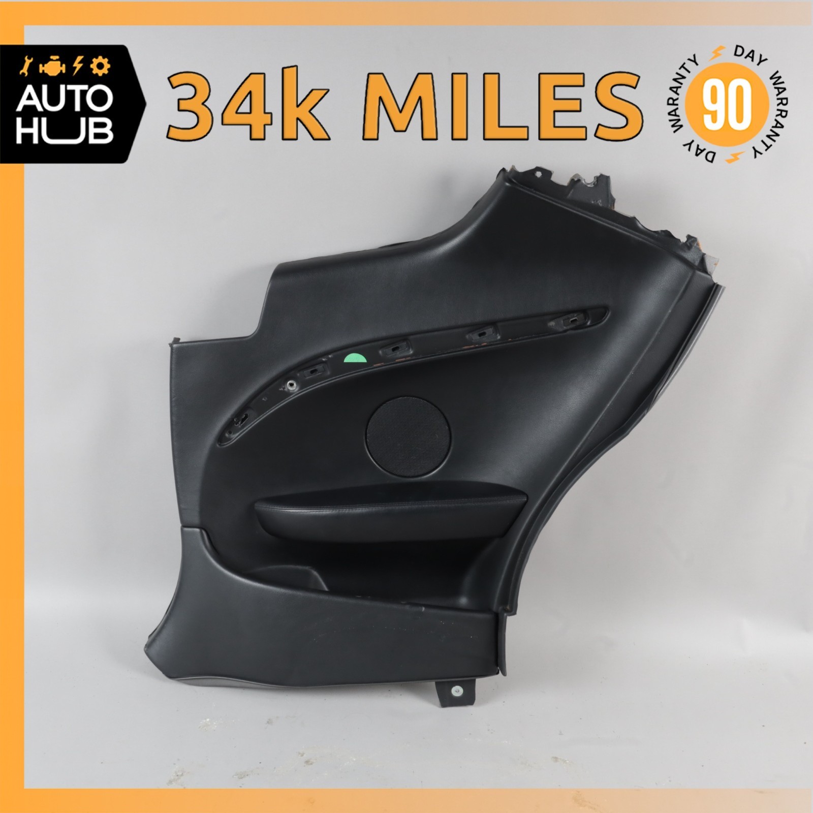 08-18 Maserati GranTurismo M145 Coupe Door Panel Rear Right Side Black OEM 34k