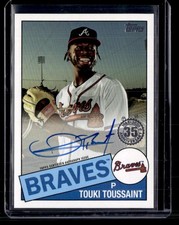 2020 Topps #85A-TTO Touki Toussaint 1985 Topps Baseball 35th Anniversary Auto AU