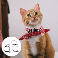 4pcs Floral Pet Collar Kitten Cat Safety Collar Flower Design Cat Neck Decor